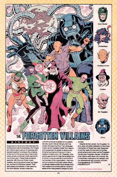 Mightygodking Dot Com Post Topic Thursday Whos Who The Forgotten Villains 